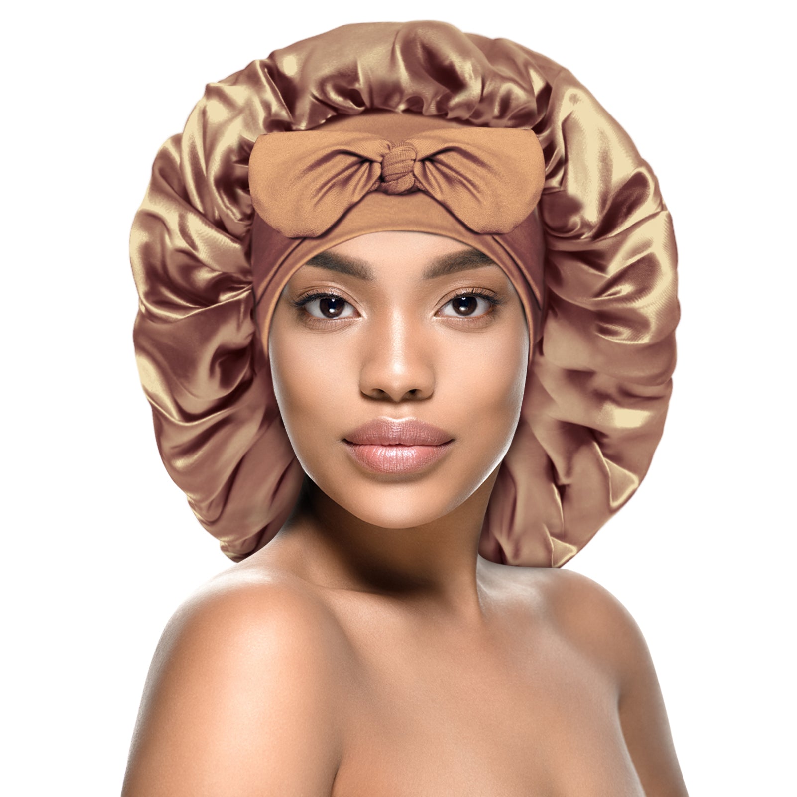 Faux Silk Hair Bonnets Many Sizes for Men and Women (Big Mama Bonnet by KM)  - Kades Mode