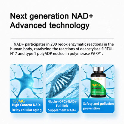 NAD+ Supplement NAD Booster Similar to Nicotinamide Riboside