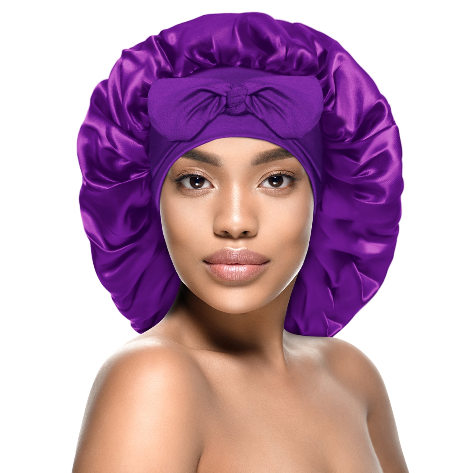 Satin bonnet clearance for curly hair